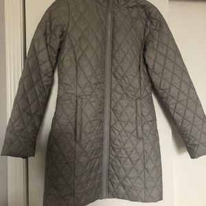 Gray Northface lightweight puffer
